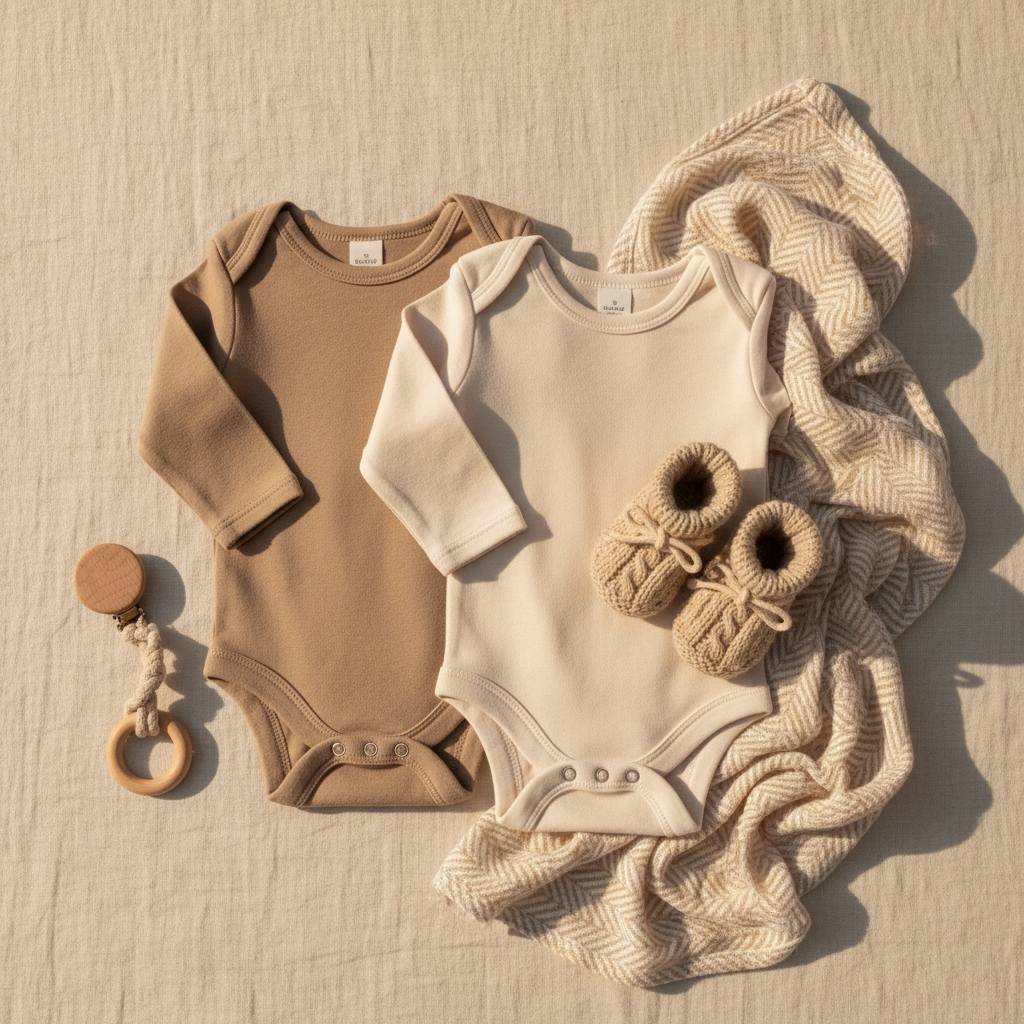 Baby Gift Set Flat Lay