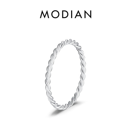 JT352S Gem Color 925 Sterling Silver Wave Ring For Women