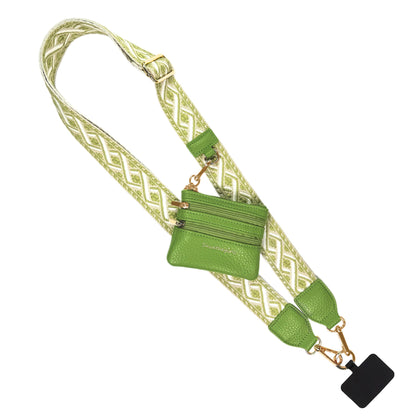 Clip &amp; Go Strap w/Zippered Pouch XOXO
