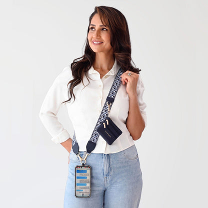 Clip &amp; Go Strap w/Zippered Pouch XOXO