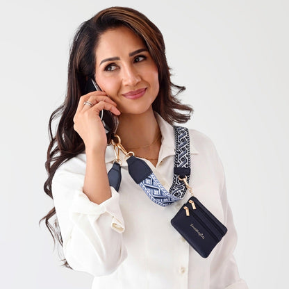 Clip &amp; Go Strap w/Zippered Pouch XOXO