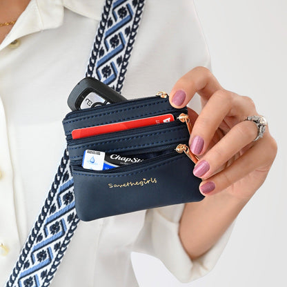 Clip &amp; Go Strap w/Zippered Pouch XOXO