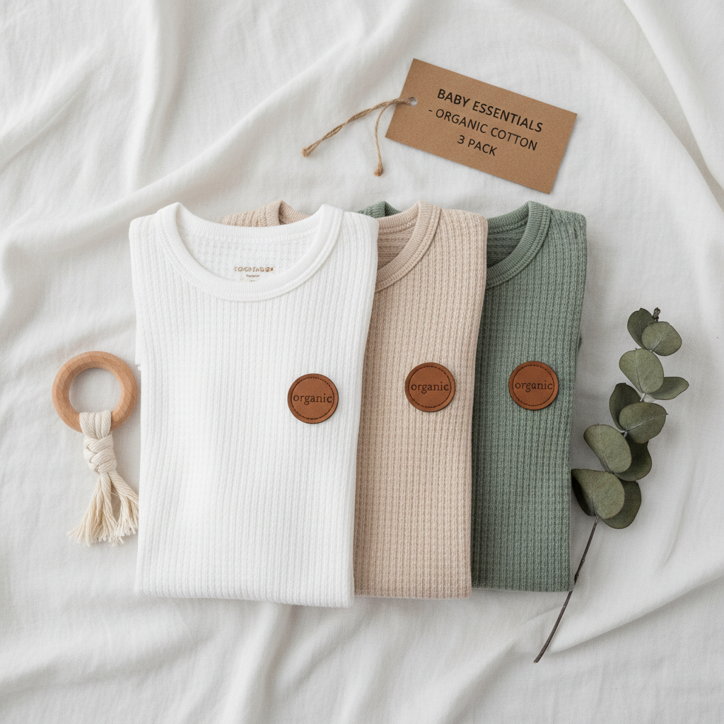 Baby Organic Cotton Onesie Set