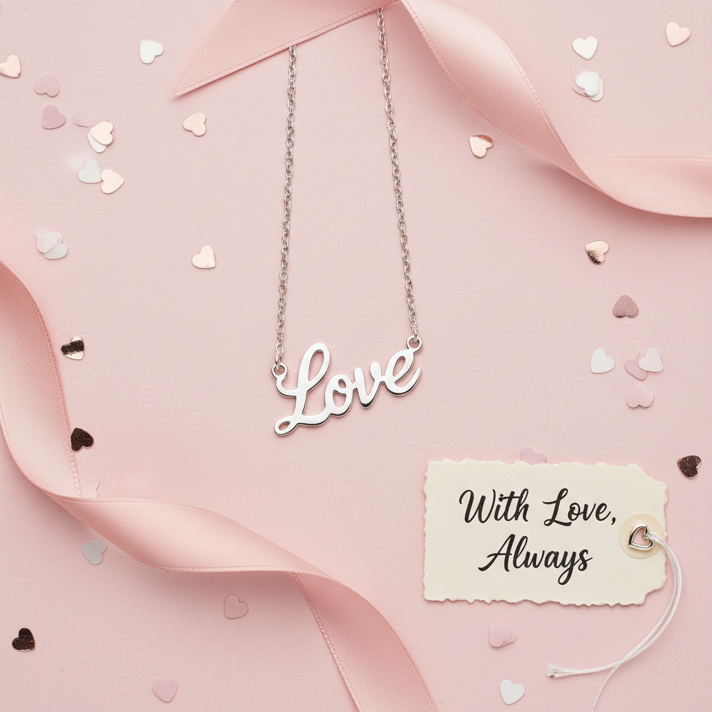 Custom Name Necklace Celebratory Gift