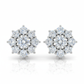 Diamond Cluster Earrings