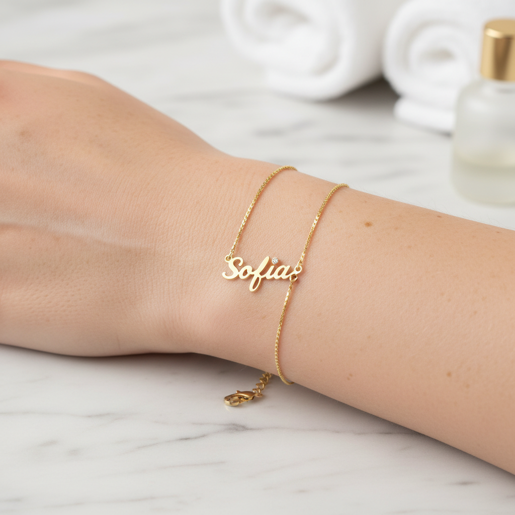 Gold Name Bracelet
