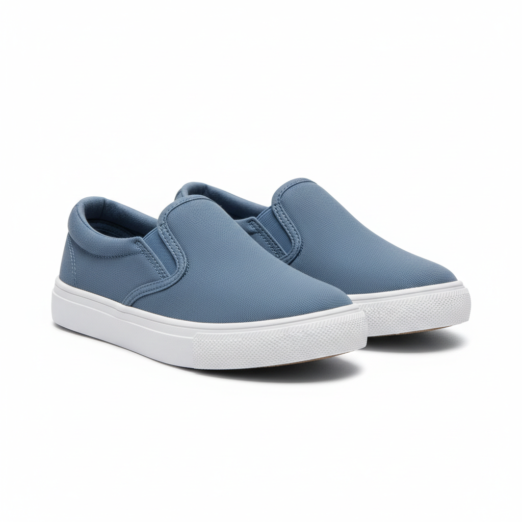 Kids slip-on sneakers casual canvas style