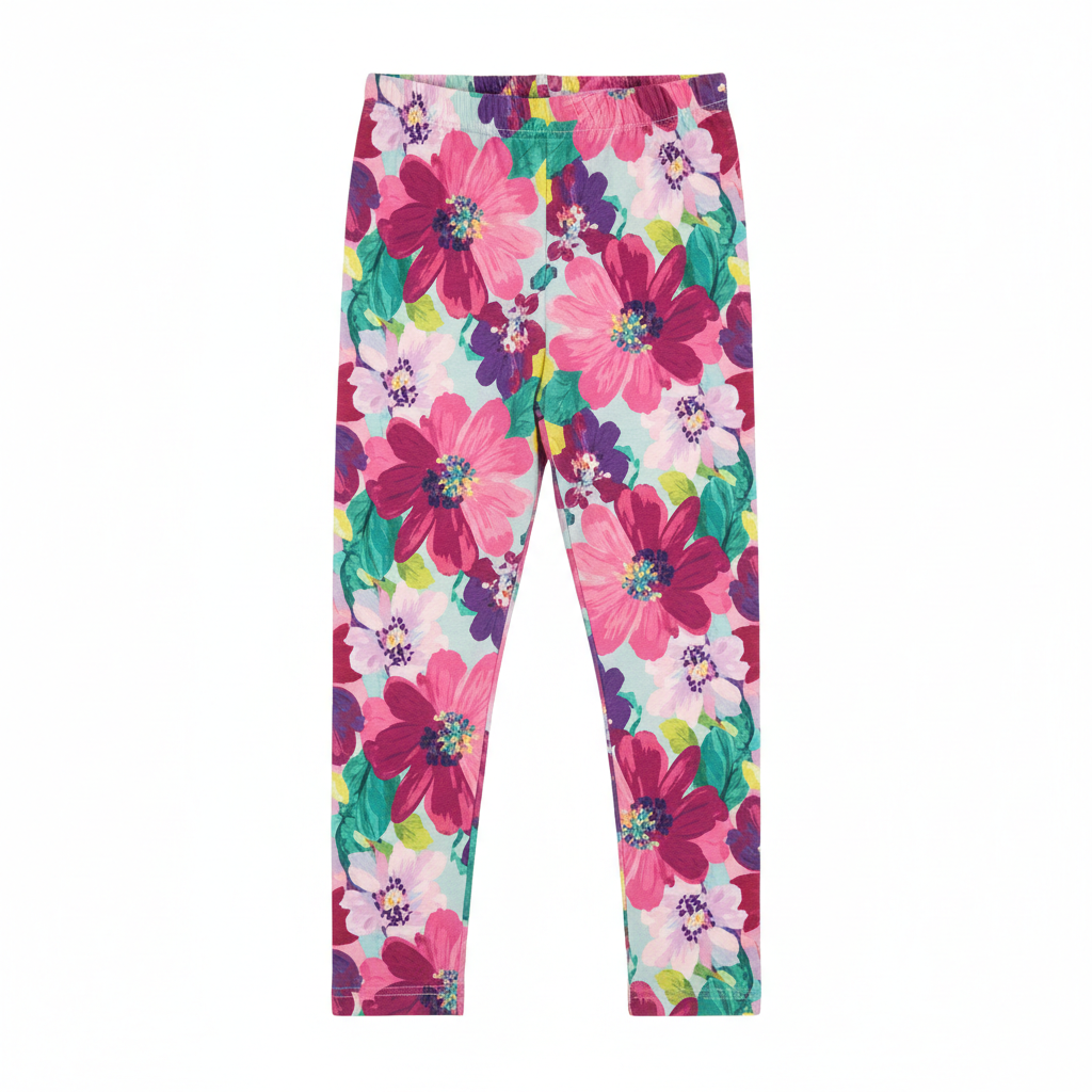 Kids Floral Leggings
