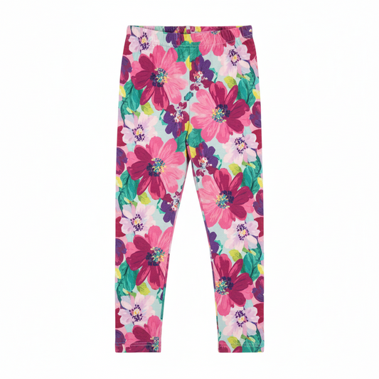 Kids Floral Leggings