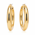 Oversized Gold Hoop Earrings